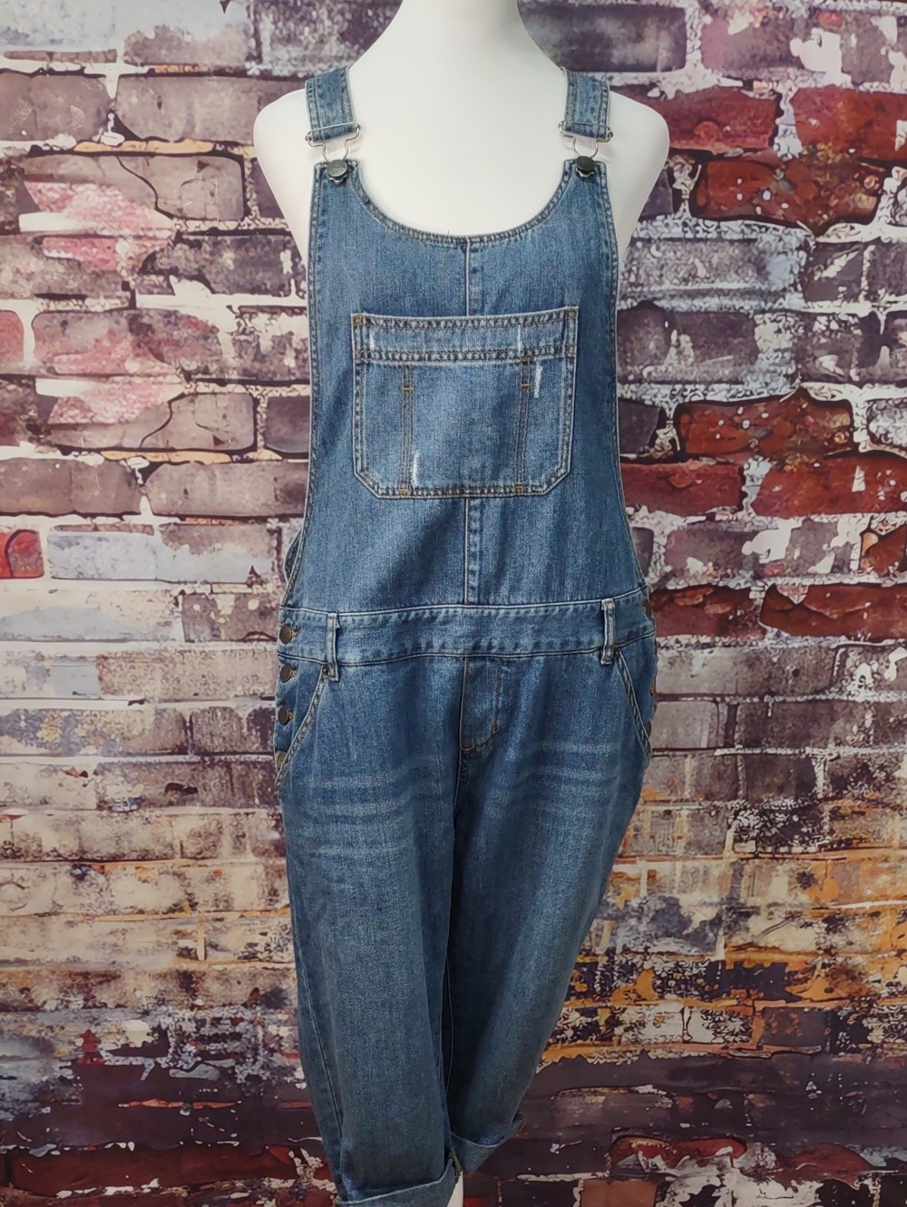 RVCA "The Wanderer" Denim Overalls